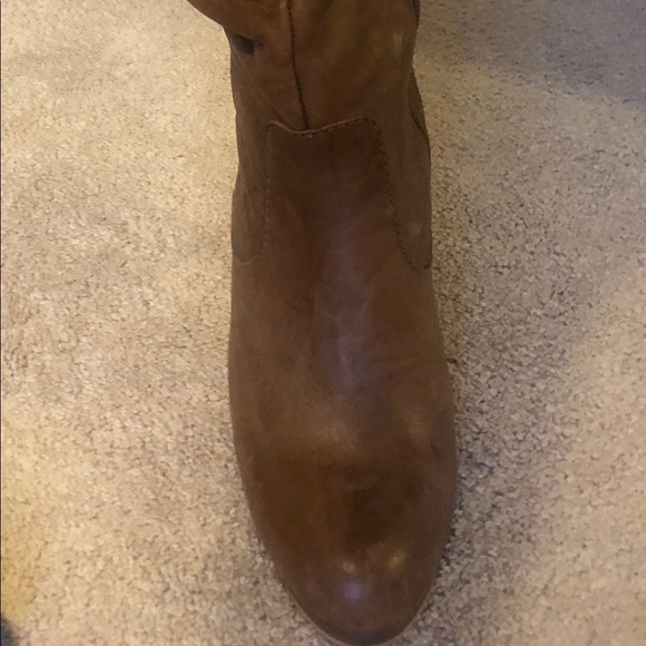 Jessica Simpson knee high leather boots brown - Picture 3 of 3